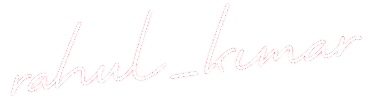 Rahul Kumar signature